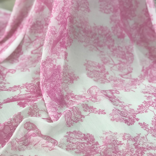 Crepe GGT Toque de Seda Rosa 